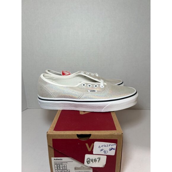 VN0A2Z5I19C VANS Authentic Prism Suede (Silver) Womens Size 6.5 Brand New - Picture 1 of 5